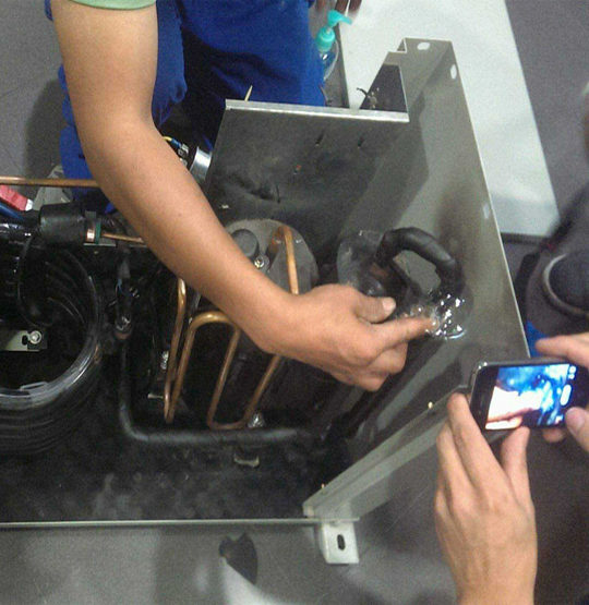 麦盖提维修空调制冷效果差